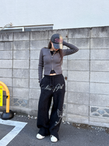 Ninety Girl Logo 針織褲 