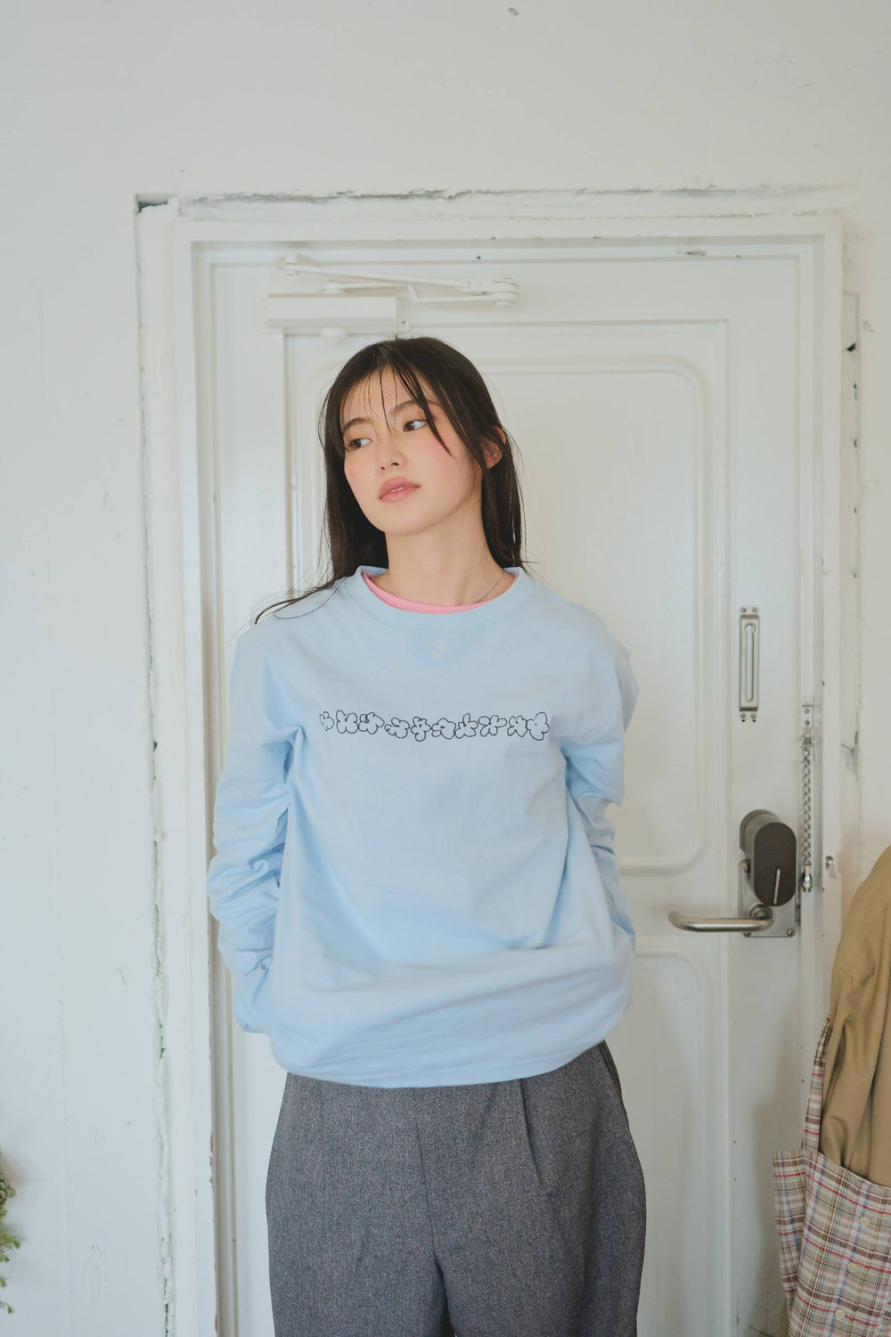 shesaidthat×common gull products. 初めまして。” long sleeve tee” – YZ