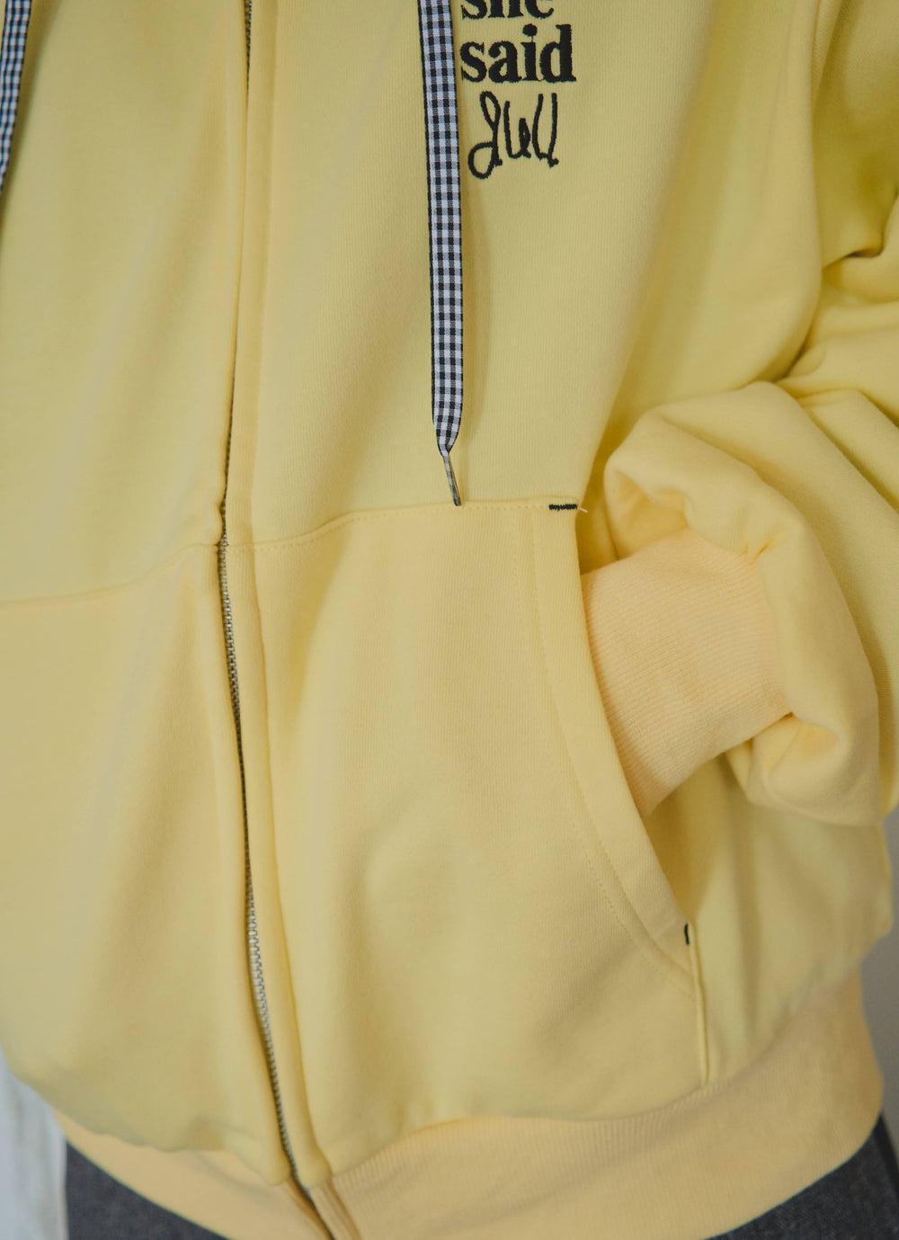shesaidthat×common gull products.初めまして。” zip foodie” – YZ shesaidthat×common gull products.初めまして。” zip foodie” – YZ