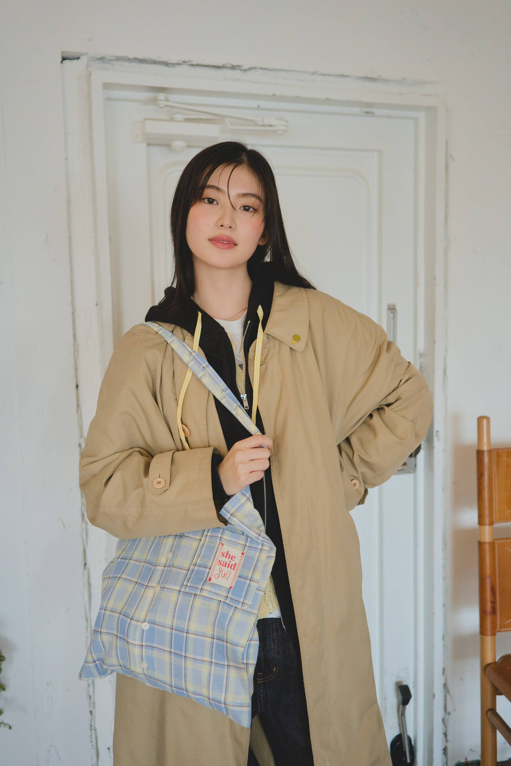 shesaidthat×common gull products.初めまして。 ” check bag ” – YZ