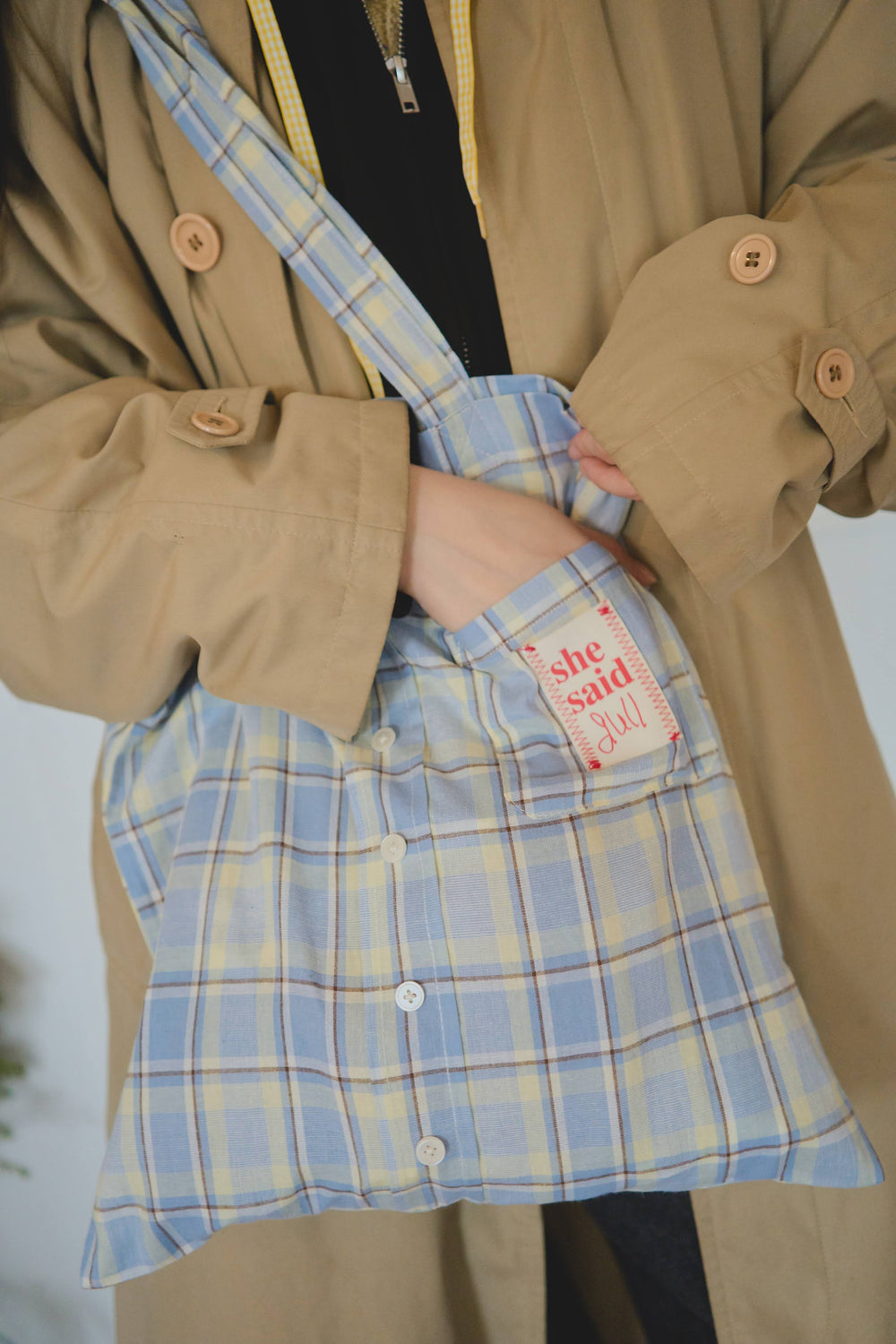 shesaidthat×common gull products.初めまして。 ” check bag ” – YZ