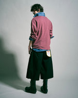 [Dickies®︎ × CAMPHORWOOD] LAYERED BOXER CUT-OFF WIDE CHINO SHORTS 