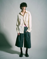 [Dickies®︎ × CAMPHORWOOD] LAYERED BOXER CUT-OFF WIDE CHINO SHORTS 