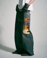 PISTOL HOLSTER COWBOY PRINT DENIM 