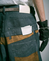 PISTOL HOLSTER COWBOY PRINT DENIM 