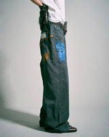PISTOL HOLSTER COWBOY PRINT DENIM 