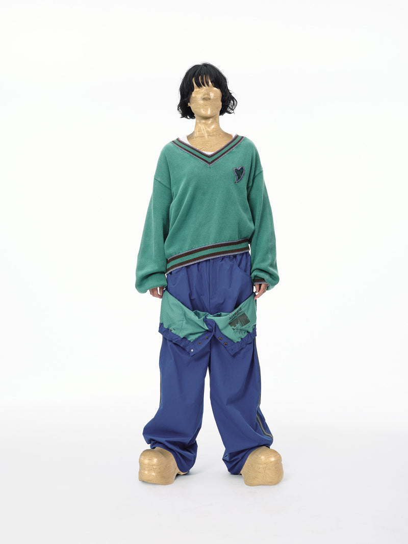 DOUBLE WAIST TRACK PANTS – YZ