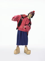 HEART JACQUARD BEANIE 