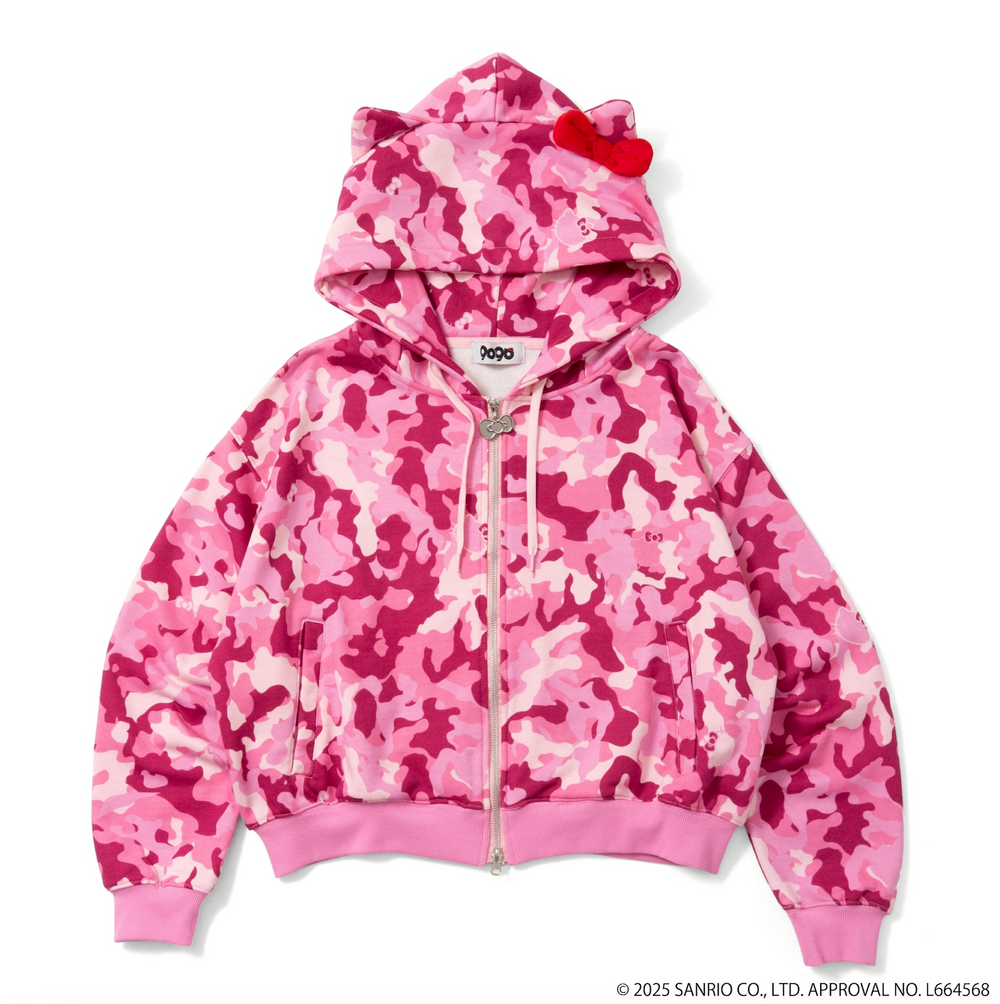 HELLO KITTY Eared Zip Hoodie – YZ HELLO KITTY Eared Zip Hoodie – YZ