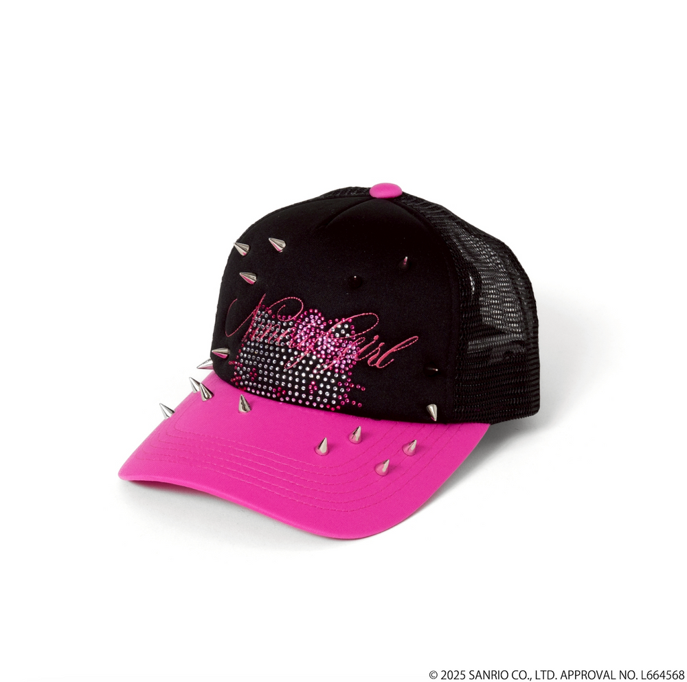 HELLO KITTY Studded Mesh Cap – YZ HELLO KITTY Studded Mesh Cap – YZ