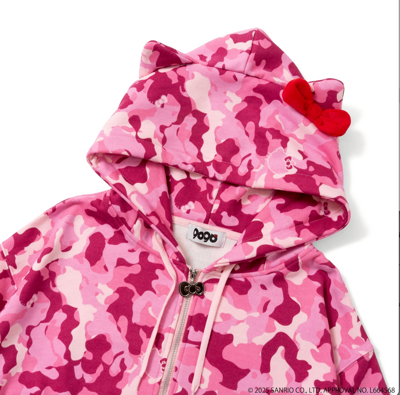 HELLO KITTY Eared Zip Hoodie – YZ HELLO KITTY Eared Zip Hoodie – YZ
