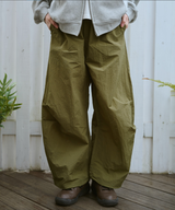 Ripstop Nylon Wide Pants