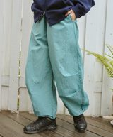Ripstop Nylon Wide Pants