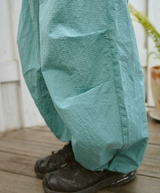 Ripstop Nylon Wide Pants