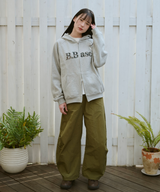 Ripstop Nylon Wide Pants