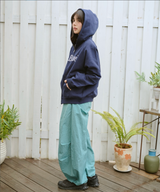 Ripstop Nylon Wide Pants
