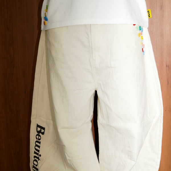 Round logo work pants – YZ