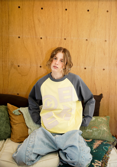 Patch raglan long tee