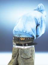 Bullet Logo Mud Fade Super Baggy Denim Pants 