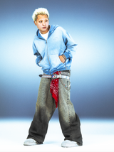 Bullet Logo Mud Fade Super Baggy Denim Pants 