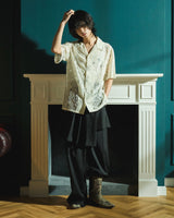 FLOWER BIJOU SHEER H/S 셔츠 