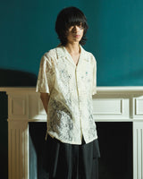 FLOWER BIJOU SHEER H/S 셔츠 