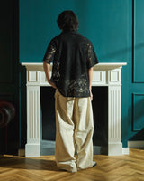 FLOWER BIJOU SHEER H/S 셔츠 