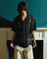 FLOWER BIJOU SHEER H/S 셔츠 