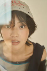 Rihikikomori-cap (polka dots)