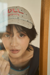 Rihikikomori-cap (polka dots)