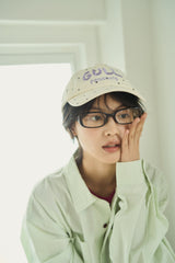 Rihikikomori-cap (polka dots)