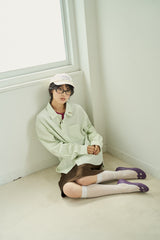Rihikikomori-cap (polka dots)