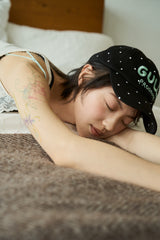 Rihikikomori-cap (polka dots)