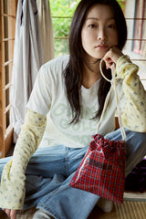 [TEMBEA x common gull products.] Drawstring Pouch