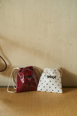 [TEMBEA x common gull products.] Drawstring Pouch