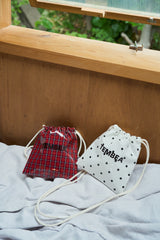 [TEMBEA x common gull products.] Drawstring Pouch