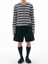 MULTI BORDER L/S TEE