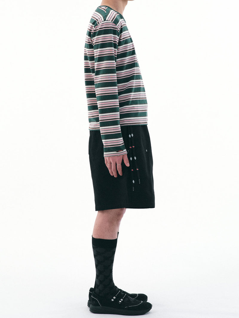MULTI BORDER L/S TEE – YZ