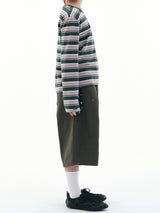 MULTI BORDER L/S TEE