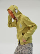 THERMAL ZIP UP HOODIE