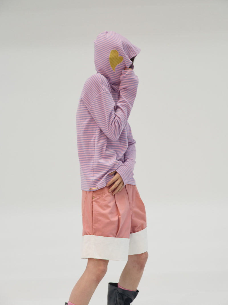 BORDER HOODED L/S TEE – YZ