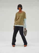 ASYMMETRIC L/S TEE (WITH GRAPHIC)