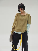 ASYMMETRIC L/S TEE (WITH GRAPHIC)