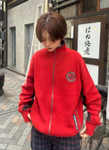 运动针织运动夹克 