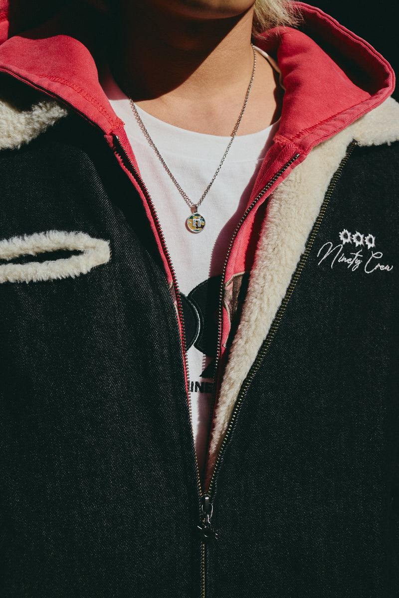 N Logo Pattern Necklace