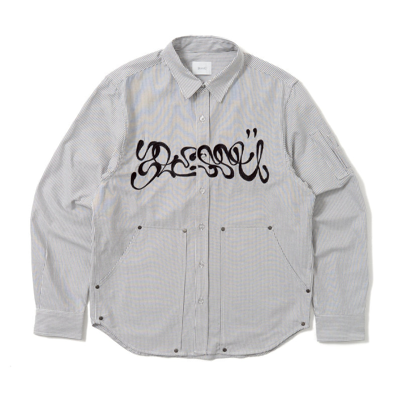 BU STRIPE L/S SHIRT