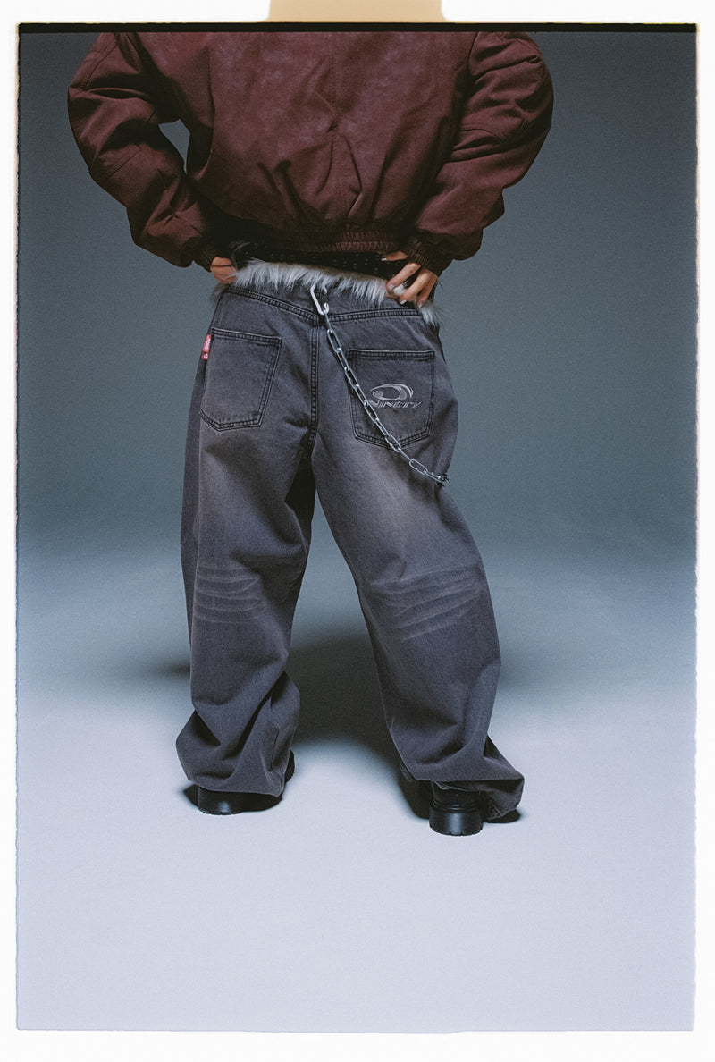 No Drag Slub Buggy Denim Pants