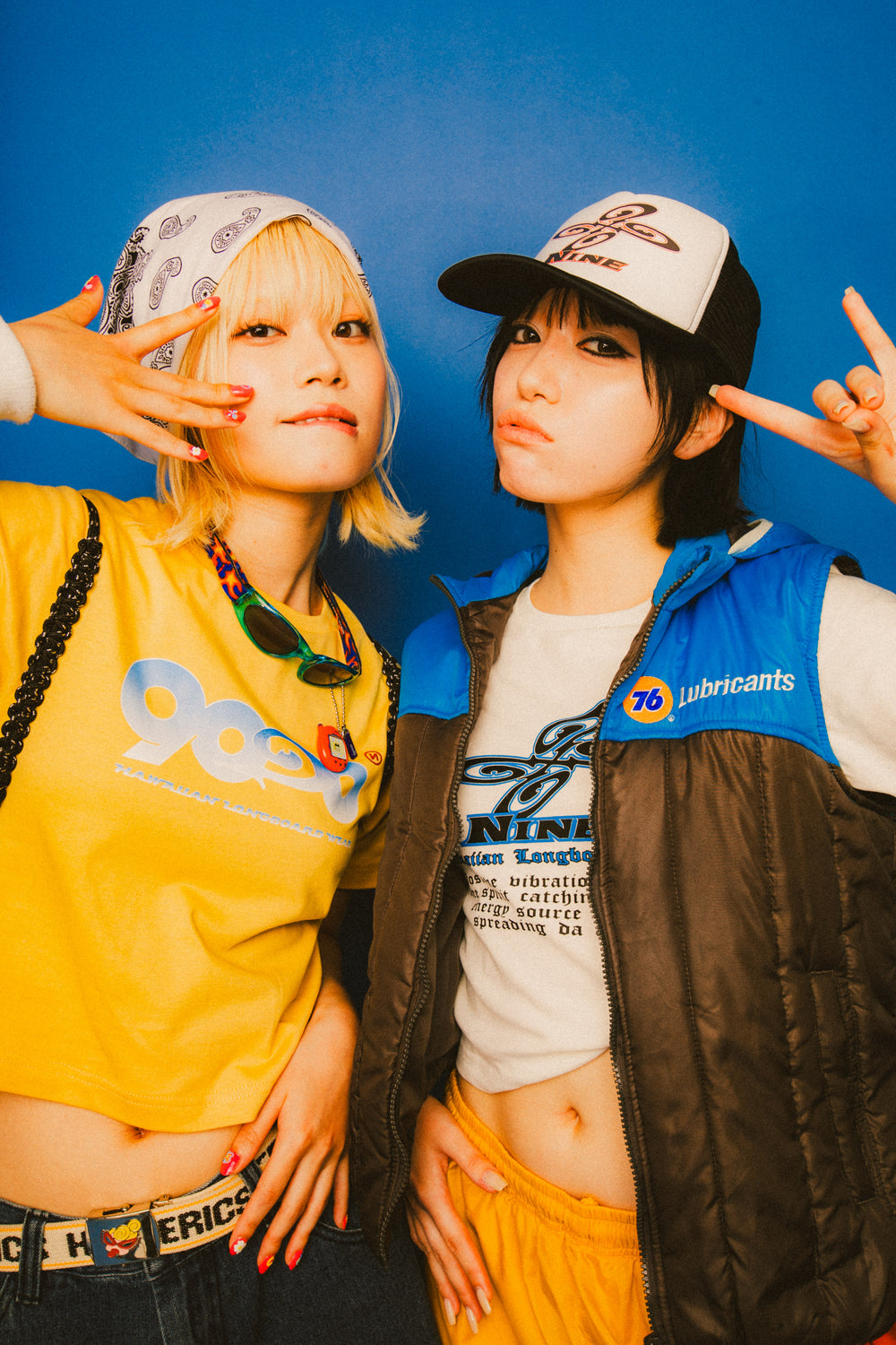 9090 × PIKO Windmill Logo Mesh Cap – YZ