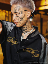 【9090×ラヴ上等】Ukiyo-e Embroidered Souvenir Jacket