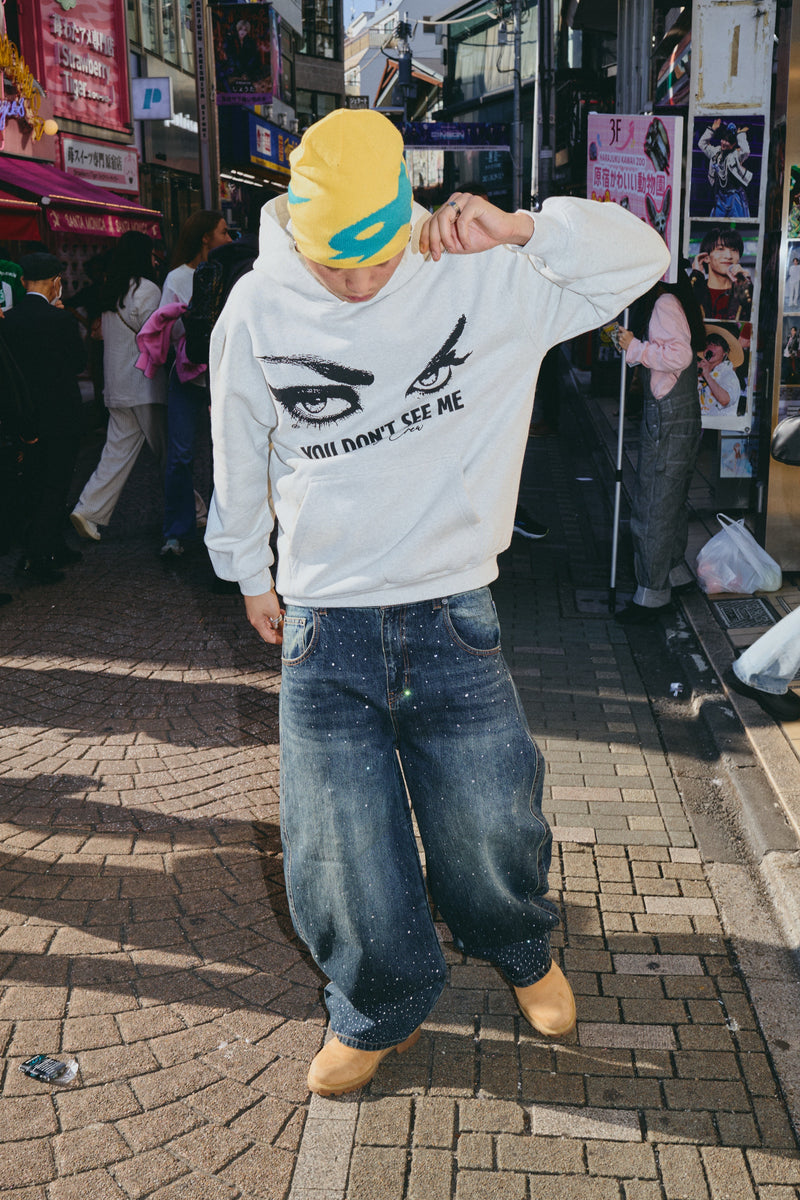 Rhinestone Gila Gila Denim Pants